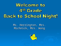 Page 1: Ms. Herrington, Mrs. Michnick, Mrs. Wong